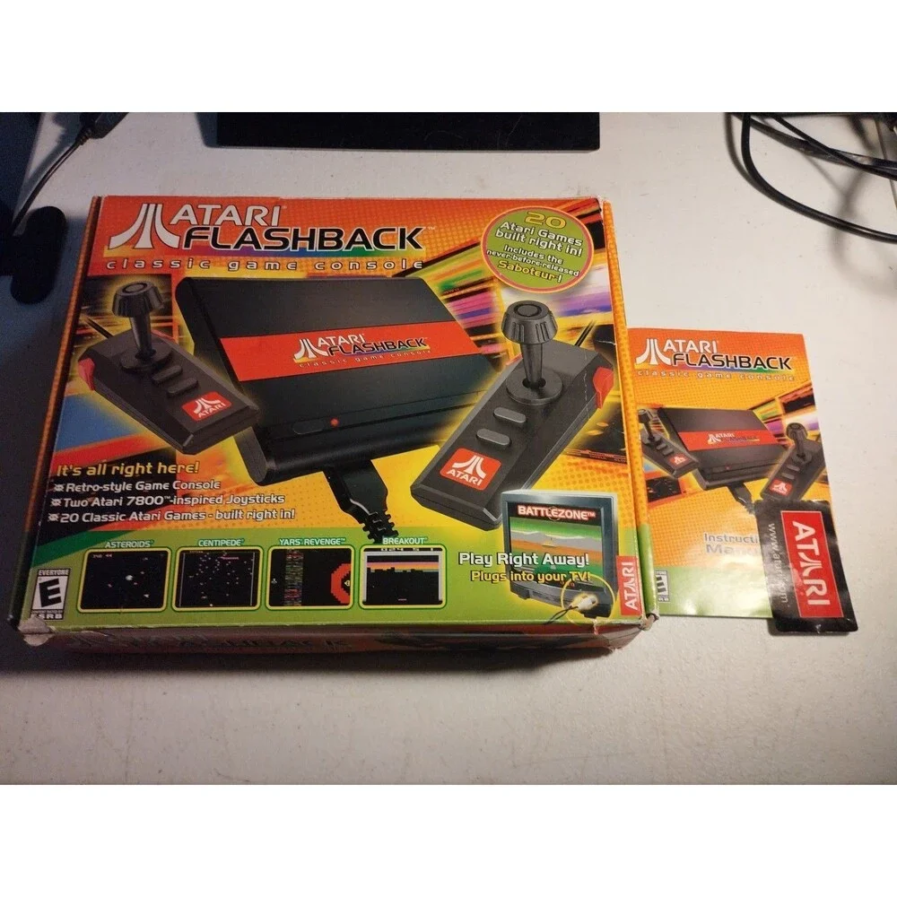 Atari Flashback Classic Game Console - 7800 Inspired - Complete In Box - Tested